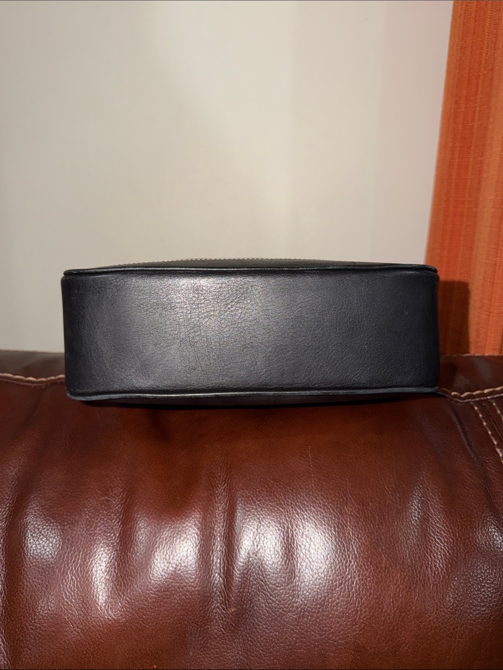 ‼️Vintage Coach Black Leather Hampton Tote Shoulder Bag - Picture 8 of 14